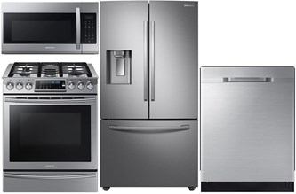 Samsung Slide-In and Counter Depth Kitchen Package - Gas
