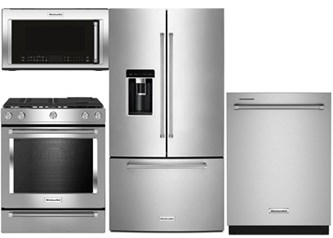 KitchenAid Counter Depth Upgrade Kitchen Package - Gas KitchenAid Counter Depth Upgrade Kitchen Package - Gas