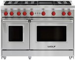48" Gas Range - 6 Burners and Infrared Charbroiler