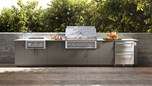 Urban Bonfire Outdoor Kitchen Design - Ravenna Design