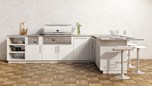 Urban Bonfire Outdoor Kitchen Design - Santa Fe Design